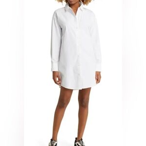 Noisy May NMASTA L/S Shirt Dress White M